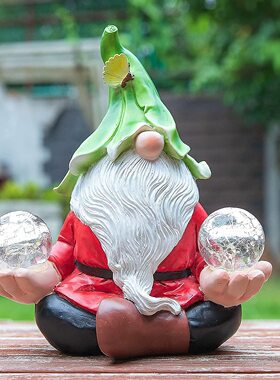 太阳能精灵自动感应户外装饰摆件