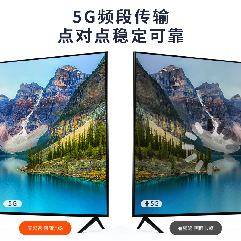 高清hdmi无线传输器接收发投屏器点对点电脑连电视投影仪视频图传