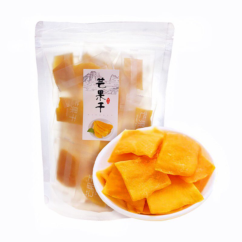 厚切独小包装果脯办公低脂芒果干 绿果沟芒果干