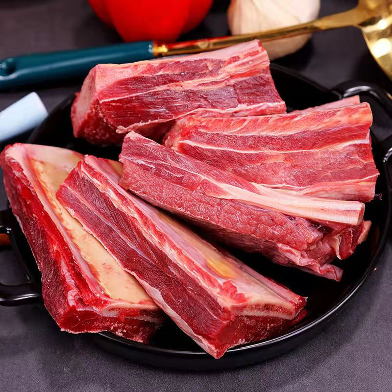 来自鲁西阳信黄牛肉，彦伯 四肋大黄牛肋排 5斤装（不注水）