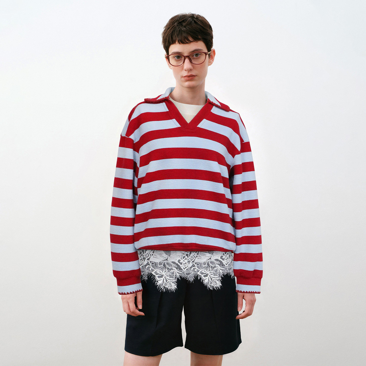 来去LaiQu法式松弛感藏青工装口袋设计感短裤抽绳休闲百搭短裤,淘宝优惠券,粉丝福利购,淘宝优惠卷