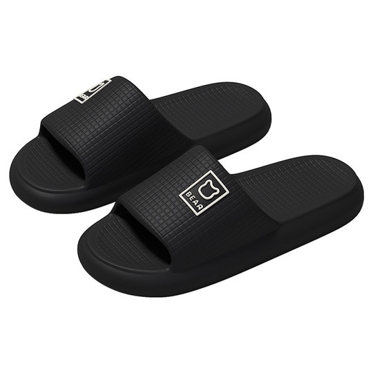 Мужские тапочки на толстой подошве, нескользящие, износостойкие, летние тапочки с дезодорантом.