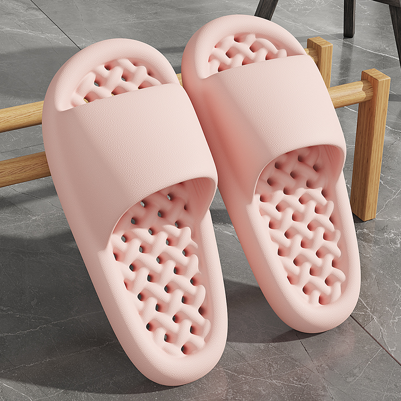 浴室拖鞋女士2024新款夏季漏水速干防滑洗澡卫生间室内家居凉拖鞋-图3