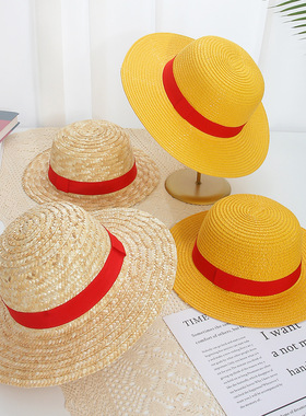 One Piece Luffy Straw COSPALY Woven Sunshade Performance Hat