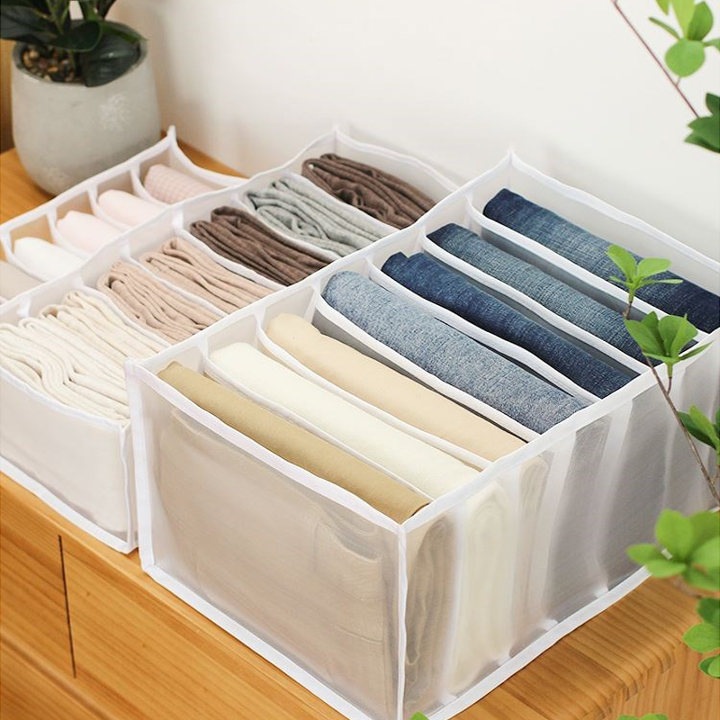 Box Stacking Pants Drawer Divider Can Washed Home Organizer - 图0