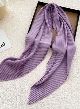 ie Band Kerchief Satin Foulard Scarves Headscarf Neckerchief