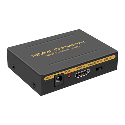 VPFET HDMI音频分离器4K高清转3.5AUX耳机孔红白左右两声道光纤5.1声道PS5/xbox/switch接显示器hdr音箱 - 图0