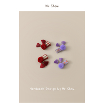 Baby Hair Clip Infant Red New Year Streaming Sucrate Baby Ancient Wind Headwear Girls New Year Childrens hair accessories