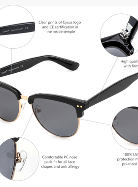 墨镜高级感太阳眼镜Cyxus防晒