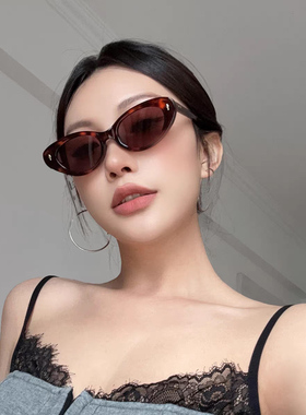 Cyxus复古韩系猫眼太阳眼镜