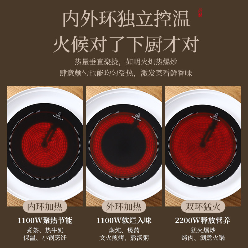 围炉煮茶壶器具全套2026新款烤火炉套装电陶炉茶具蒸煮一体养生壶,淘宝优惠券,粉丝福利购,淘宝优惠卷