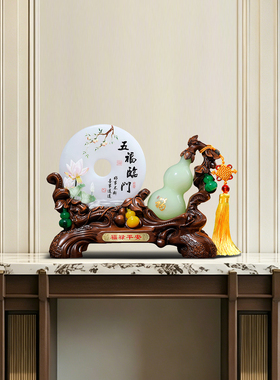 招财葫芦平安扣摆件乔迁新居礼品