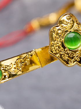 合金宝如意法器吉祥如意弥勒佛财神爷灵宝天尊土地公神像法器配件