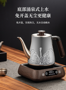新款全自动纯钛烧水壶底部上水