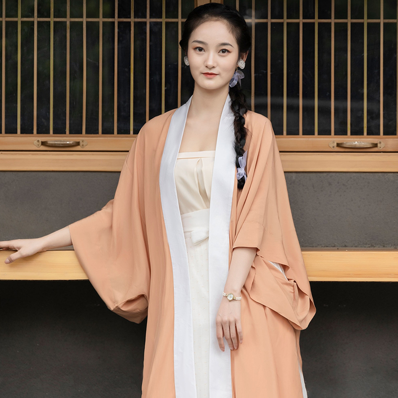 今时月 无尽夏 天丝莫代尔亲肤刺绣长干寺人棉百迭裙宋制汉服女夏