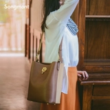 Кожаная дизайнерская сумка на одно плечо, воловья кожа