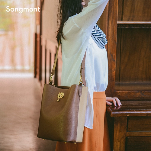 Кожаная дизайнерская сумка на одно плечо, воловья кожа