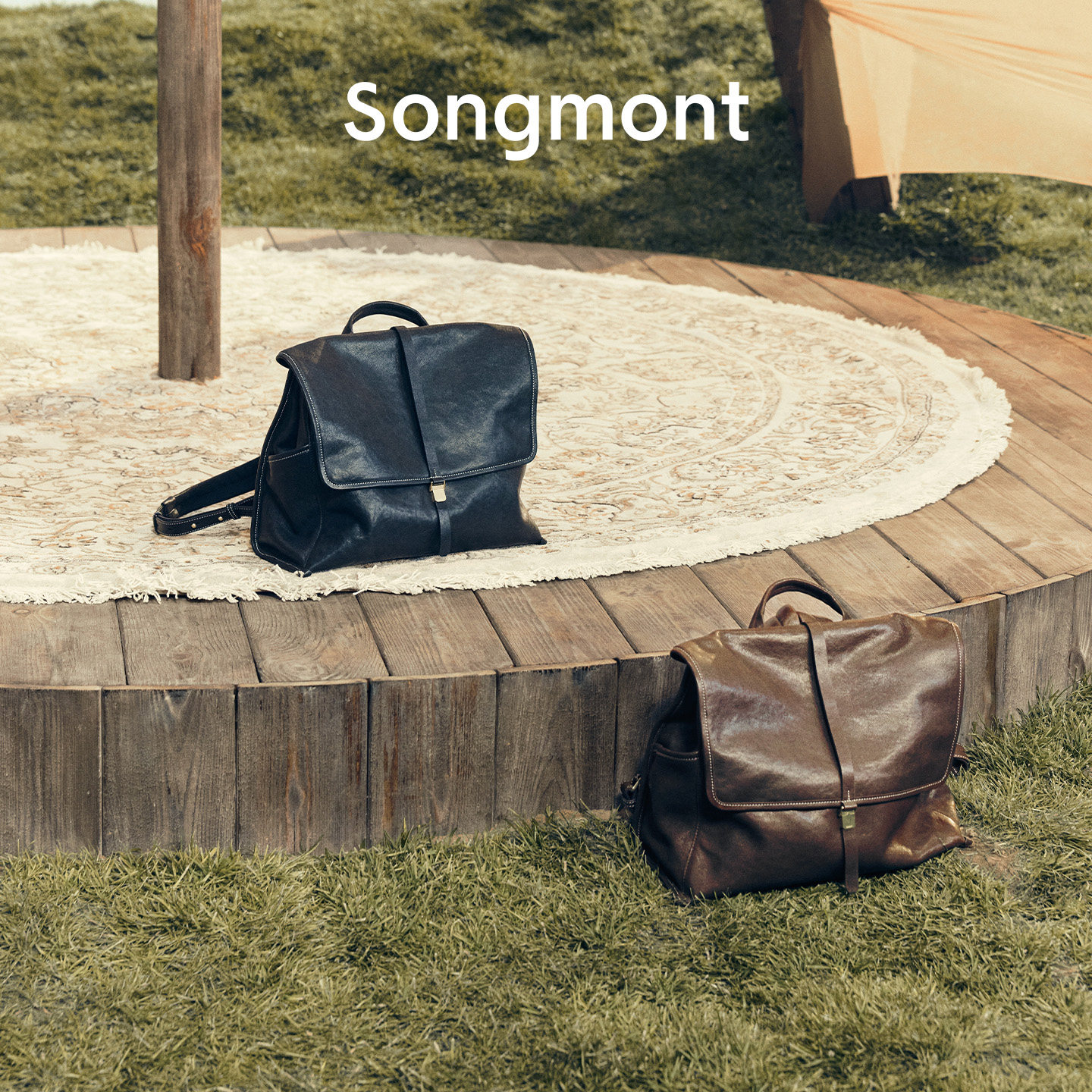 Songmont山下有松山行系列简行双肩包大容量植鞣羊皮轻便通勤背包,淘宝优惠券,粉丝福利购,淘宝优惠卷