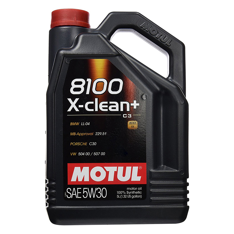 摩特MOTUL 8100 X-clean+ 5W-30全合成机油 5L - 图0