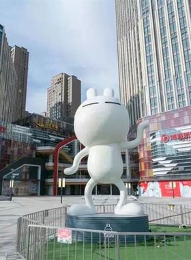 玻璃钢卡通雕塑卡通人物吉祥物IP形象摆件大型公仔广场动漫雕塑
