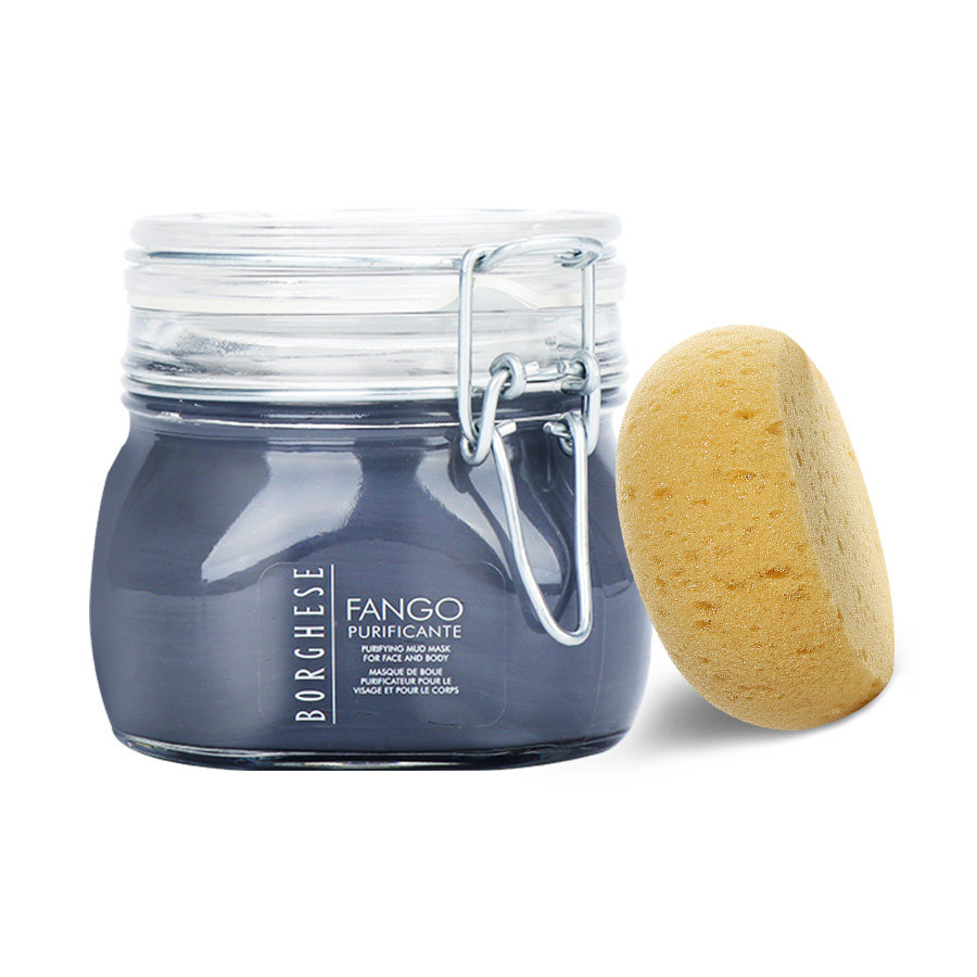 贝佳斯黑泥清洁祛痘去角质500g面膜 BORGHESE贝佳斯海外涂抹面膜
