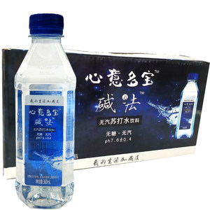 碱法原味柠檬味苏打水 无汽矿泉水饮用水360ml*24瓶