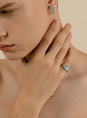 susisomos多功能饰品银蓝配色