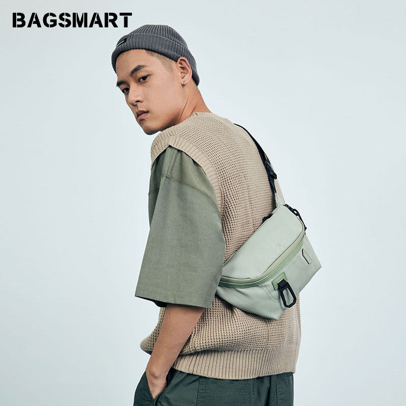 bagsmart男士单肩包男生女潮流包包 bagsmart男士包袋