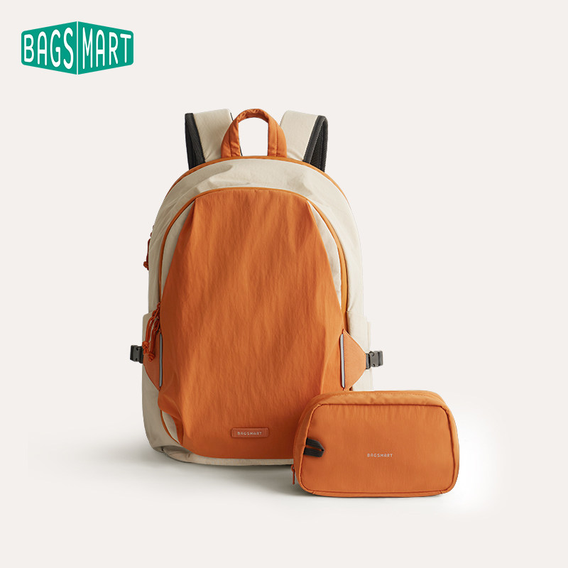 bagsmart大容量双肩包男通勤轻行背包女旅行包运动书包出差电脑包