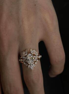 【三只装】超特别闪钻一体叠戴食