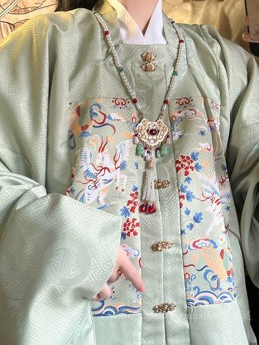 【美人醉】汉服马面裙项链背云长璎珞项圈复古珍珠吊坠古风饰品女 - 图1