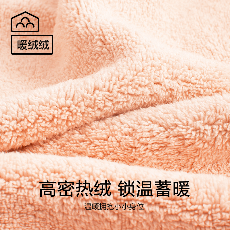 三利儿童浴袍四季通用女童男童吸水速干宝宝浴衣浴巾洗澡游泳斗篷