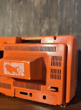 老式黑白电视机摆放复古怀旧7080