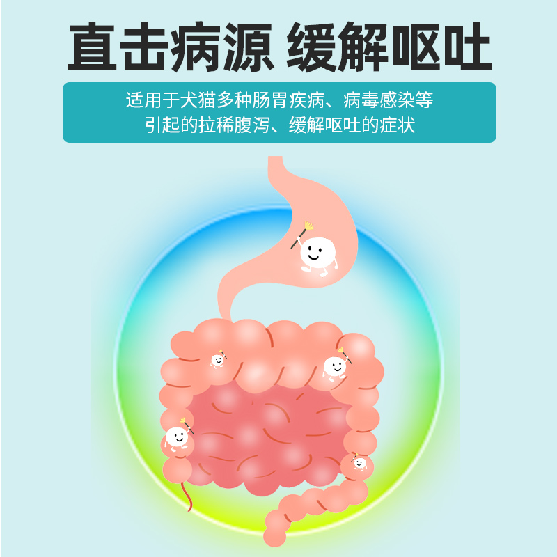 皇尊狗狗止泻宠物止痢胃肠炎药拉稀便血猫咪腹泻拉肚子药肠胃调理 - 图2