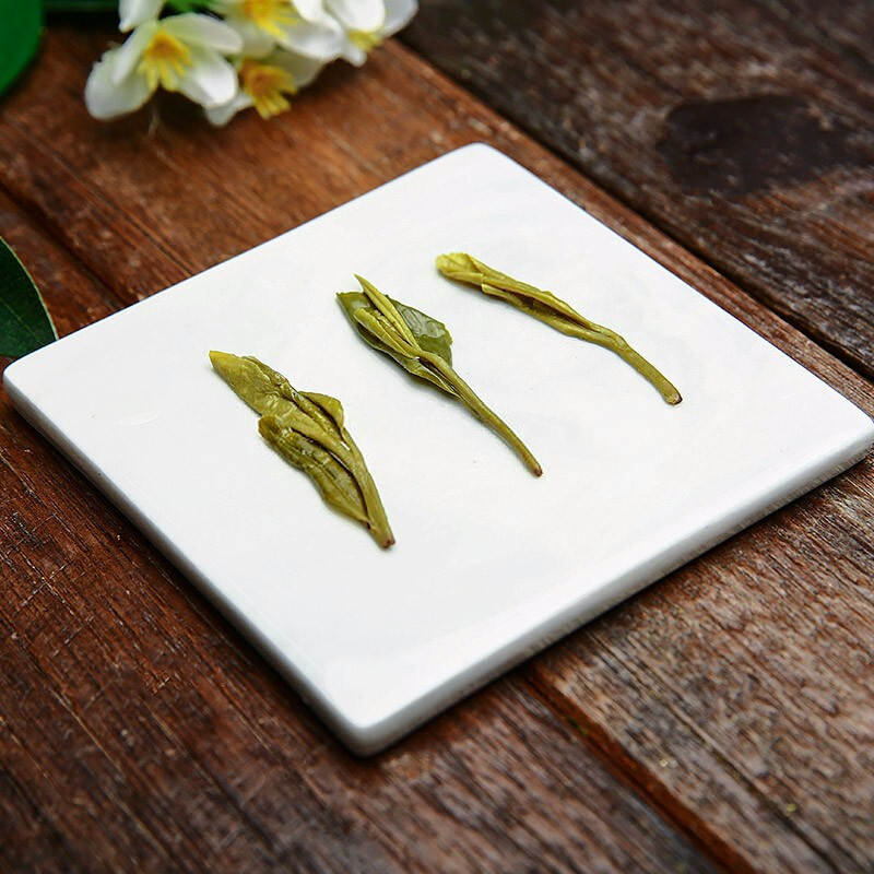 张一元茶叶2024新茶雨前豆香龙井茶嫩芽400g（200gx2罐）绿茶春茶 - 图1