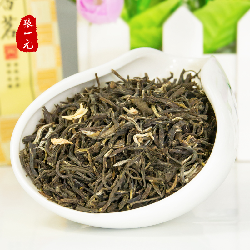 张一元茶叶特级浓香茉莉花茶香茗200g（50g*4包）中华老字号鲜醇 - 图0