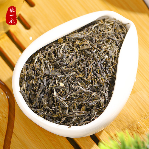 张一元茶叶八窨特级浓香型茉莉雪峰200g（100g*2罐）横县茉莉花茶 - 图0