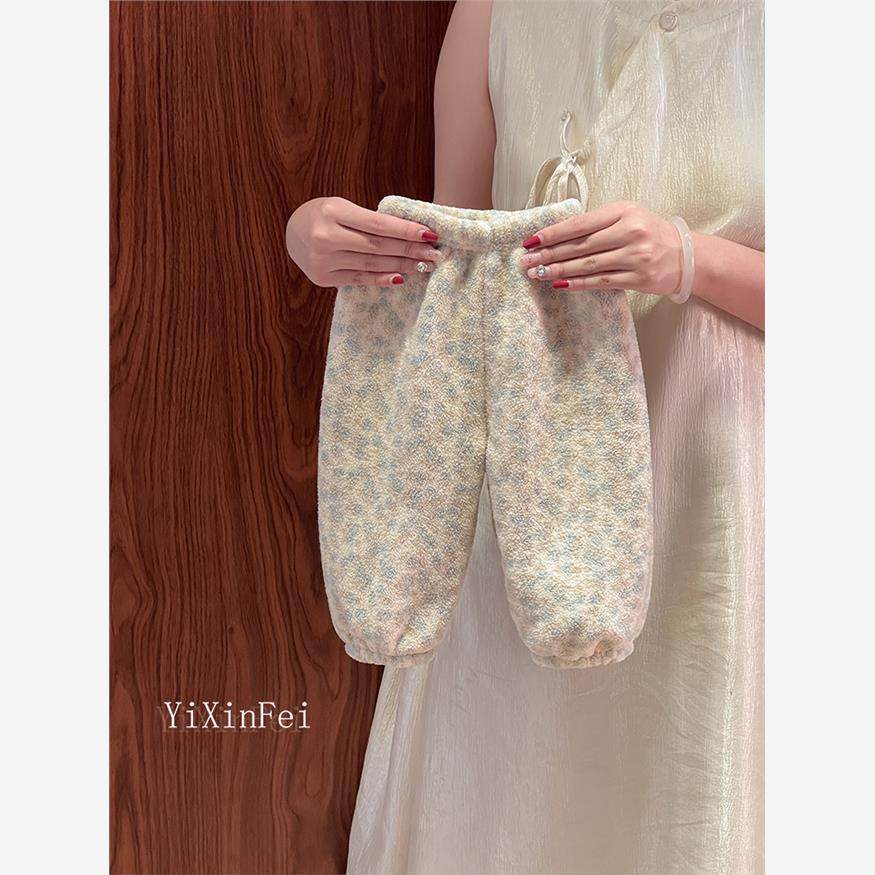 儿童加绒加厚家居服套装秋冬2025新款女童可爱碎花保暖男宝宝睡衣,淘宝优惠券,粉丝福利购,淘宝优惠卷