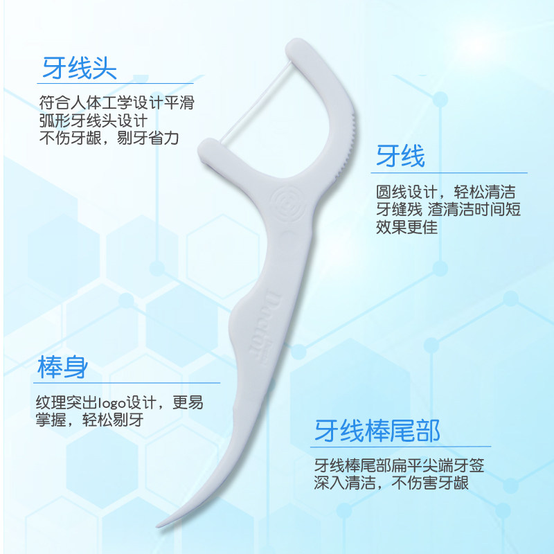加配疗经典家用安全便携式超细牙线 加配疗牙线/牙线棒