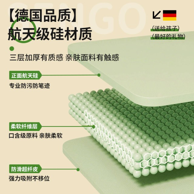 Antibacterial pregnancy and baby silicone desk mat!