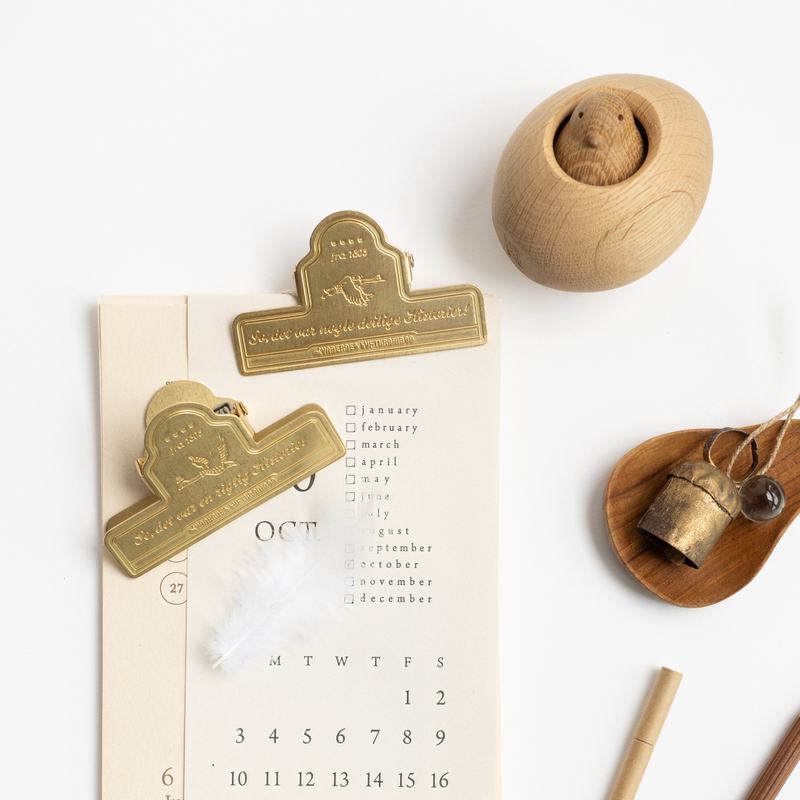File Folder Swan Floating Store Brass Painted Book Holder Aluminum A6 Plywood Logbook Notepad Notes Memo Hans Christian Andersen Sunrise and Sunset Gift Stationery Made by Shanghai Translation Publishing House Seven Seas
