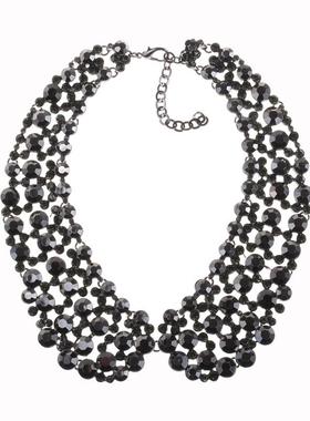 Pearl necklace alloy full pearl necklace