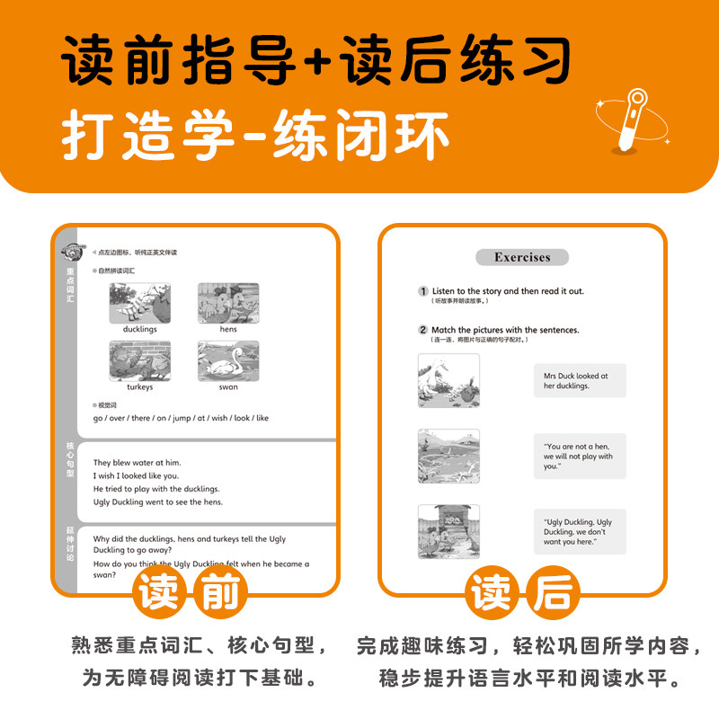 【点读版送学习卡】培生儿童英语分级阅读level3全20册小学生二三四年级英文预备入门有声阅读绘本8-9-10岁少儿启蒙教材自然拼读书