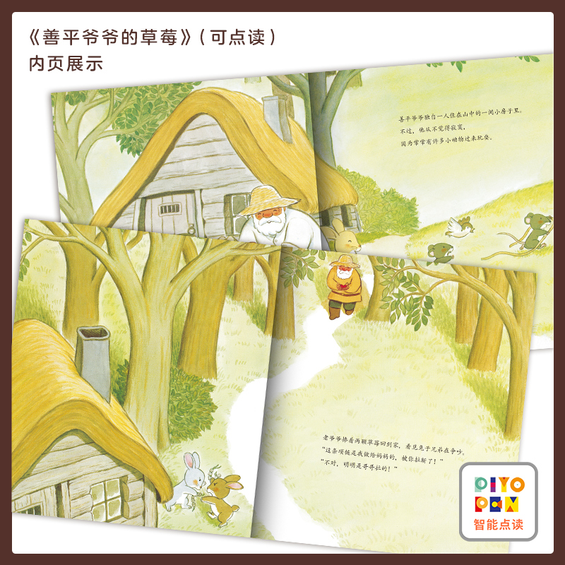 海豚经典晚安绘本全3册平装海豚绘本花园3-6岁幼儿园宝宝人际交往习惯培养图画故事儿童阅读启蒙推荐读物善平爷爷的草莓小熊不刷牙