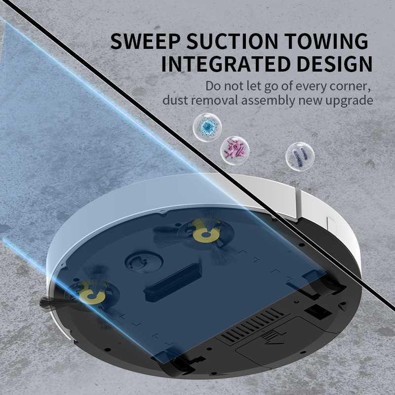 超薄遥控智能扫地机器人 APP规划路线拖地机家用全自动吸尘器礼品