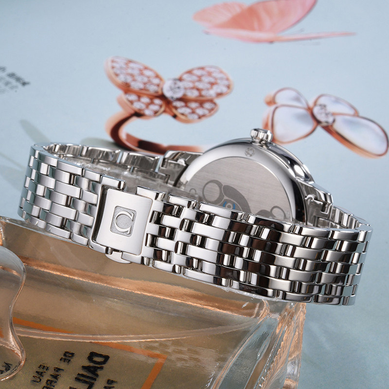 欧米茄(OMEGA)蝶飞手表碟飞天文台机械女表424.10.33.20.55.004