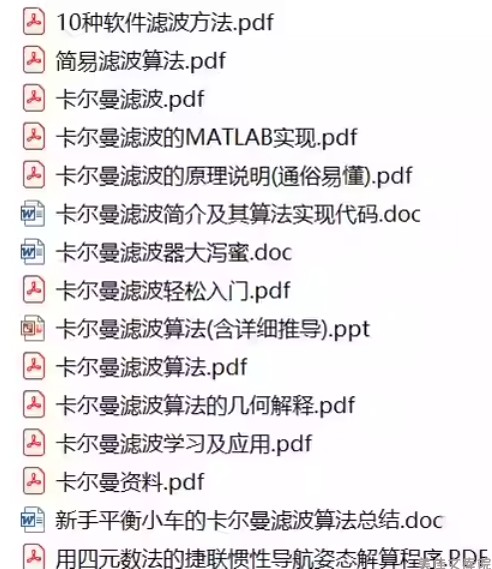 PID控制算法 卡尔曼滤波 源码资料 - 图0