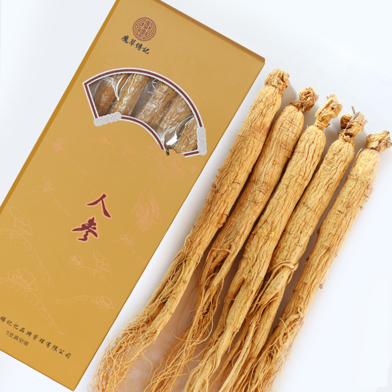 魔草传记长白山东北干参整支生晒参 魔草传记人参/园参及其制品