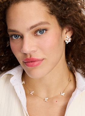 katespade蝴蝶元素项链