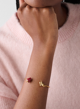 【2026新款】kate spade ks SECRET GARDEN草莓造型手镯